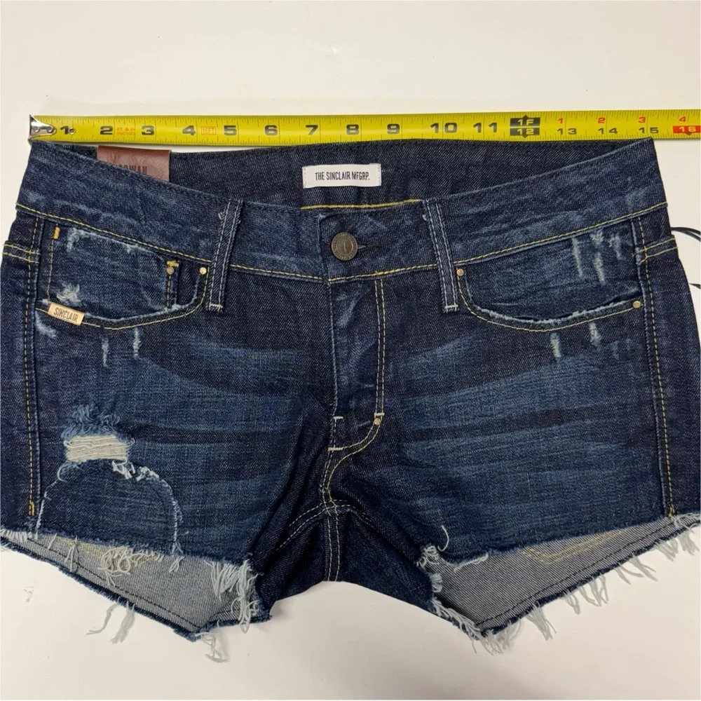 Sinclair | Wiley Cutoff Shorts - Premium Denim - Darkwash - Chic -NWT